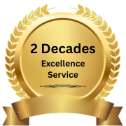 2 Decades Excellence Service